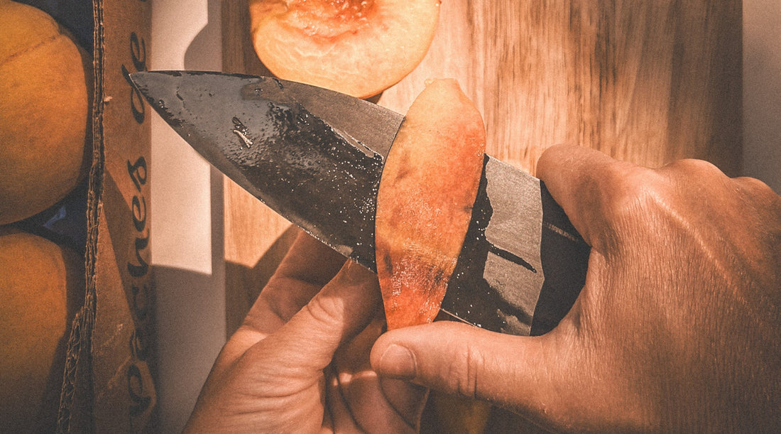 Discover Roselli's handmade carbon steel kitchen knives