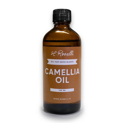 Roselli's Knife Blade Oil / Camellia Oil from Japan. Helps prevent tools, knives and axes from rust. 