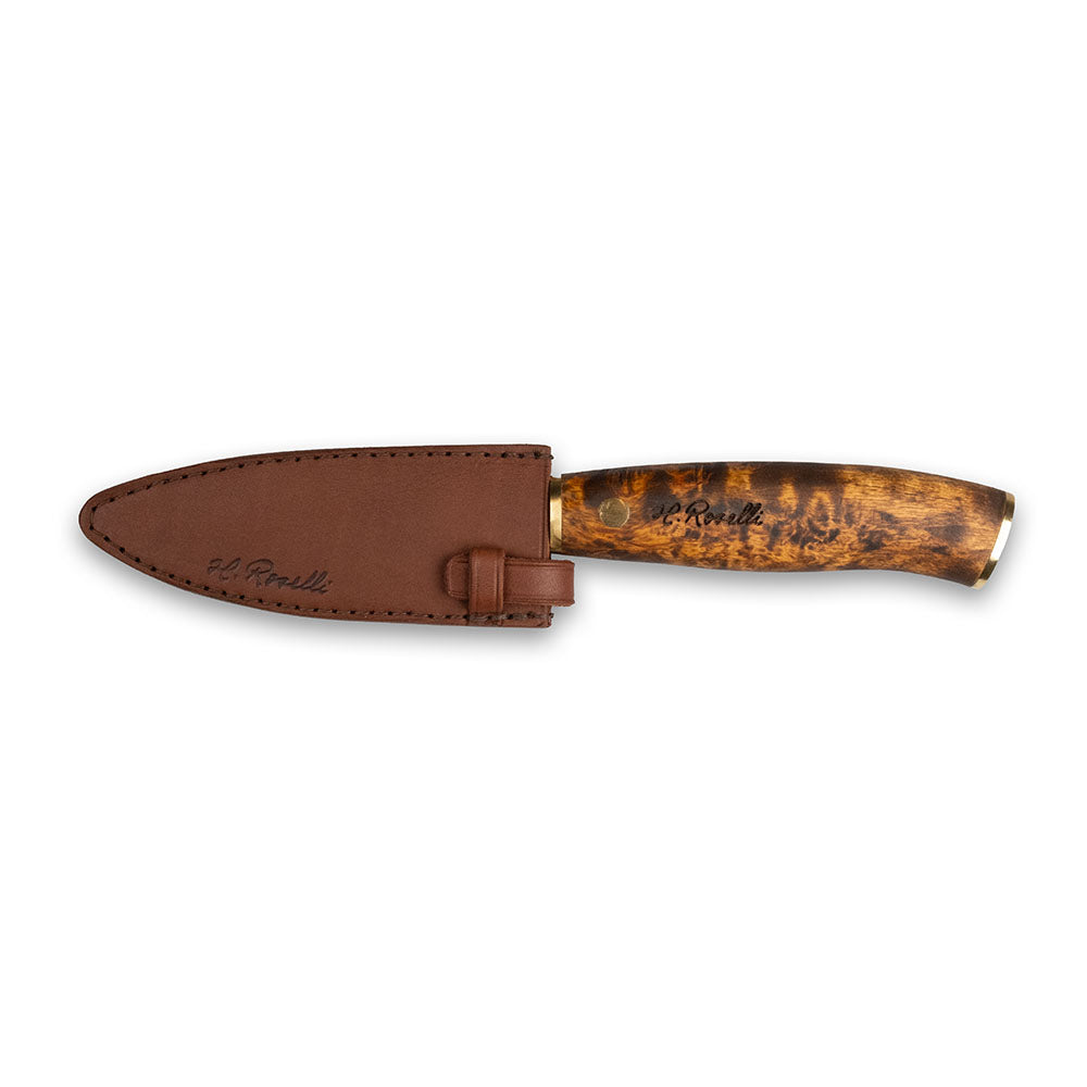 Roselli's kitchen knife for allround tasks made from ultra high carbon steel (UHC steel). 